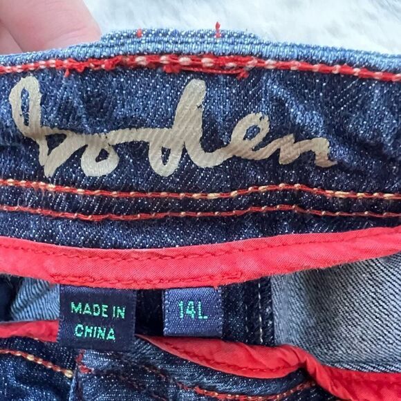 Boden Denim Jean Skirt Dark Wash women’s size UK 14L US 10L - Picture 4 of 12